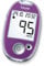 Beurer GL 44 mg/dl Blutzuckermessgerät, Purple