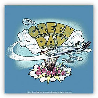Green Day Dookie Untersetzer, 10 x 10 cm