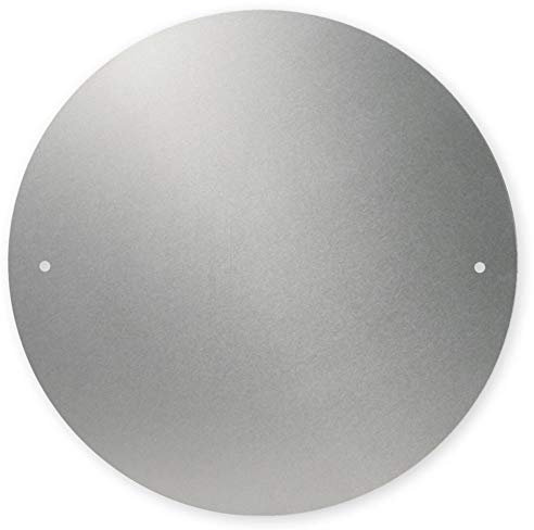 Geschwindigkeitsschild-Halterung aus Aluminiumverbundmaterial – mit oder ohne Bohrungen – 200 mm Durchmesser, 3 mm Dicke – bruchsicher - passend für Deutschland, Italien, Frankreich (mit Bohrungen)