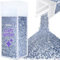 Hemway Premium Craft Glitter Shaker - Azure Blue | 130g Fine Metallic Flake Sequins for Resin & Epoxy Crafts | Craft Supplies for Festival, Tumblers, Body, Face, Eye & Nail Art