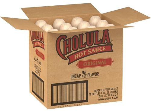 Cholula Original Hot Sauce, 60ml, Pack of 12