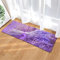 3D Viola Lavanda Tappeto da Bagno Assorbente Antiscivolo, Soffice Microfibra Tappetini da Bagno (Viola, 50 x 80cm)