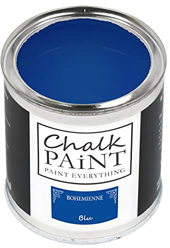 Chalk Paint Everything® Blu - Sans poncer colore facilement tous les matériaux (750 ml) Produit professionnel