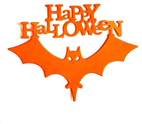 ECMQS Happy Halloween Fledermaus DIY Stanzschablone, Scrapbooking Prägeschablonen Stanzformen Schablonen Für Scrapbooking