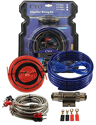 Kit De Cable Del Amplificador De Potencia Para Control De Coche - Arnés De Subwoofer Automático De 6 GA, Audio Para Automóvil, Cableado De Amp Alto De 5 M