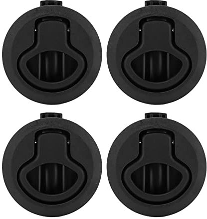 Chiusura a scatto a filo, 61 mm/2,4 pollici, chiusura a scatto con chiusura a pressione marina, serratura ad anello rotondo, hardware per armadietti per barche, camper, yacht, camper