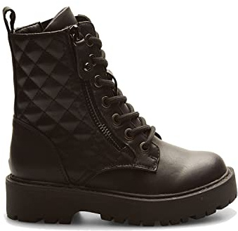 BATA Anfibi da bambina con chiusura a lacci e zip