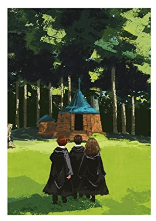 Harry Potter - bedruckt The Lonely Hut (30 cm x 40 cm) (Grün/Schwarz)