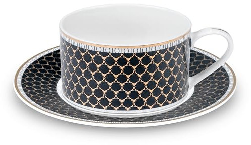 AVANTAGE CERAMICS - Kaffeetassen 6er Set - Unsere Tassen und Untersetzer bestehen aus Porzellan