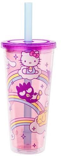 Sanrio Hello Kitty and Friends Carnival Cup With Lid and Straw | Holds 24 Ounces
