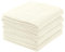 Schiesser Frottier Handtuch Turin im 4er Set | 100% Baumwolle aus nachhaltiger Produktion | flauschig, saugstark, farbecht | 50x100cm | Offwhite