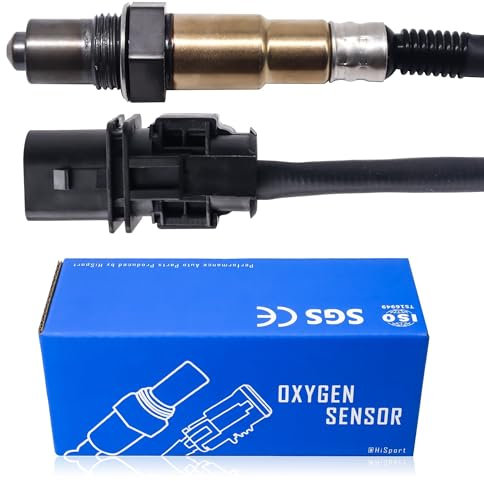 HISports Vorder Lambdasonde O2 Sensor 0258017025 ersetzen 022906262AE 022906262AM 022906262BL 022906262CH 06E906265C 1K0998262N 99154080001 022906262AM