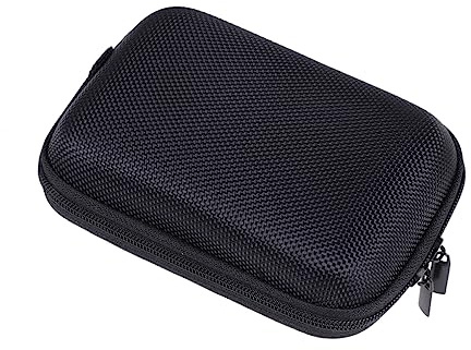 Homoyoyo Electronics Organizer Mobile Power Earphone Box Travel Storage Bag for Data Cable Charger Anti-pressure Hard Disk Carrying Pouch Black