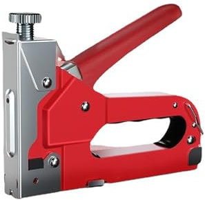 Purzen Polster Tackerpistole Heavy Duty, Tackerpistole mit 1200 Klammern, Tackerpistole für Holz, Tischlerei, Dekoration DIY