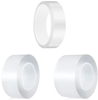 SANWAN Pellicola protettiva per paraurti auto, striscia di protezione trasparente per bordi auto, rotolo di pellicola trasparente per battitacco della portiera, anti-collisione, antigraffio, 3 cm x 10