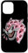 Hülle für iPhone 12/12 Pro Panther Pink x Heart Love Traditioneller Blitz