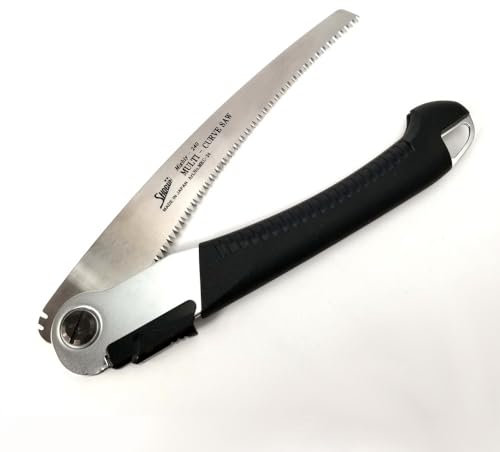 Japanische faltbare gebogene Astsäge für Wald und Garten 240 mm - Shogun