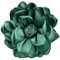Baoblaze Broche en Forme de Fleur de 10 cm, Grande Broche en Tissu satiné, Accessoires pour vêtements, épingles à Cheveux pour Cadeaux, Banquet, mariée, mère, Vert