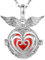 Only faith Collier bola de grossesse pour femme enceinte Arcagels Ange gardien Plaqué argent Cadeau pour futures mamans, Pequeño, Acier inoxydable, Pas de gemme