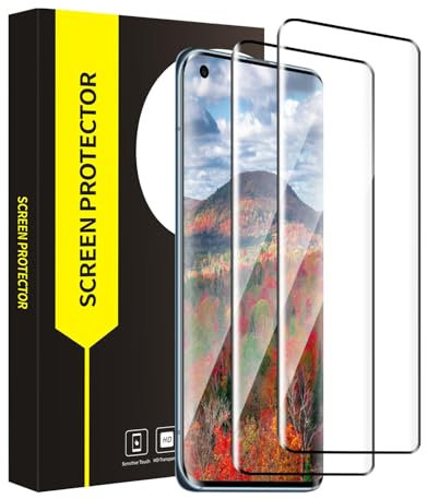 Bodyguard 2 Stück Schutzfolie für Panzerglas für Xiaomi Mi 10/10 Pro 5G, Keine Blasen, Bruchsicher, 9H Härte, 3D Volle Abdeckung, Sensitive Touch, HD-Klar Xiaomi Mi 10/10 Pro Displayschutzfolie