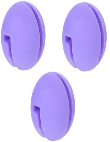 Garneck 3pcs Silicone Pot Clips for Candy Thermometer Probe Holder Clip for Meat Oven Food Temp Probe