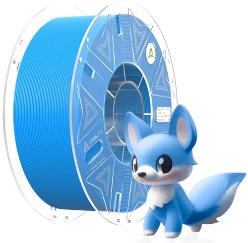 Creality Official Hyper PLA Filament Blau, 1KG 3D Drucker RFID Filament für Hochgeschwindigkeitsdruck, Widerstandsfähig, Glatt, Überhang Leistung Maßgenauigkeit +/-0.03mm, 2.2lbs/Spool
