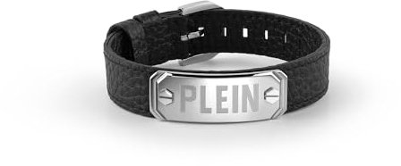 Philipp Plein Herren-Armband Leder, Edelstahl, recycelt One Size 89210663