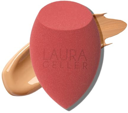 LAURA GELLER NEW YORK Full Face Blending Sponge, Easy Makeup Blender for Foundation & Concealer, Latex-Free for Sensitive Skin