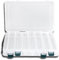 equlup Angeln Köder Box, doppelte Seite Kunststoff Angeln Köder Box Köder Halter Fall Große Kapazität Zubehör Clear Tackle Box Angeln Köder Organizer für Outdoor Angeln Aktivität (14 Quadrate)