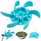 Gamelle Anti Glouton Chien, Gamelle d'alimentation Lente, Insert pour Ralentir la Nourriture pour Chiens Favorise Alimentation Saine et Digestion Lente Découpable, Bleue Petit