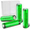 3000 mAh Rechargeable NiMH Battery,POWO18B 3.7 V Flat Top Battery with Protection Box,NO.:1818-666-888B,for Camera,Small Fan,LED Headlamp,Product Patent Number: 015037694-0001(4 Pack)