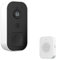 ZKLGS Video Doorbell Wireless, Outdoor Wireless Doorbell Waterproof Smart Home Door Bell Set Voice Intercom Infrared Night Vision Security Camera Doorbell for Home Security(Bianco)