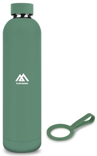 flintronic 1000ml Insulated Water Bottle, Keeps Drinks Cold 24 Hrs/Hot 12 Hrs, Stainless Steel, Sports Flask, BPA Free