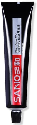Premium Black Silicone Sealant - High-Temperature, Waterproof Adhesive for Bathrooms, Kitchens, Cars & Windscreens. Ultra-Strong, Flexible & Durable for Long-Lasting Repairs