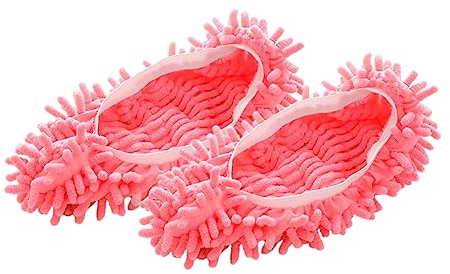 FRCOLOR Couvre-Chaussures Microfibre Antidérapant Pantoufles De Vadrouille 6 Pièces Multi-Fonction Nettoyage Sols Maison 6.69X5.91X1.57 Pouces