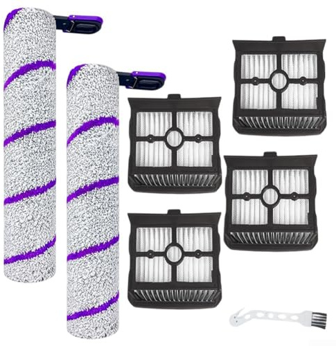 For Narwal S20 Pro Cordless Vacuum Mop Roller Brush Filter Replacement Set Featuring Lint Brush and Cleaning Brush for Maintaining Cleaner Surfaces (B)