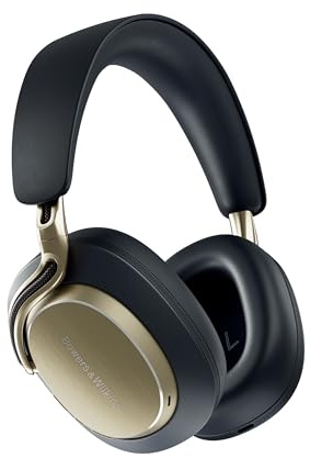 Bowers & Wilkins Px8 S2 Kabellose Noise-Cancelling Kopfhörer mit Bluetooth, Schnellladefunktion, 30 Stunden hochauflösende Wiedergabe & Mikrofon - Midnight Blau