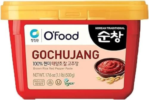 Chung Jung One O'FOOD - Gochujang Scharfe Rote Pfefferpaste, (1 X 500 GR)