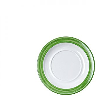 WACA 1938 Untertasse zur Tasse und Maxi-Tasse (200 ml / 280 ml) Dm 140 mm, Farbe:Bistro grün