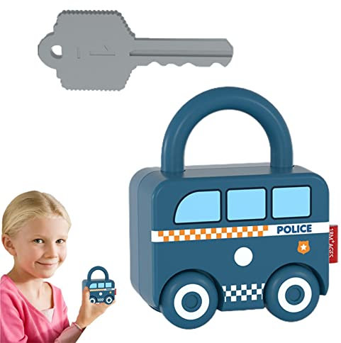 Lembrd Jouet Cadenas et clé pour Tout-Petit | Jouets Amusants Montessori pour Enfants,Cadeaux pour Enfants d'âge préscolaire pour la fête des Enfants, Anniversaire, Halloween, Noël et Toutes Les