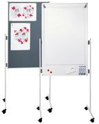 FRANKEN Multifunktionstafel Kombiflipchart, 760 x 1.210 mm