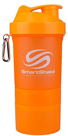 Smart Shake Coctelera, 1er Pack (1 x 600 ml), Neon de naranja
