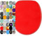Sanilo Toilet Seat, Great Range of Colorful Toilet Seats, Stable Hinges, Easy to Mount (Red)