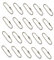 MagiDeal Ball Chain Connector Clasps Key Chains Jewelry Making Silver 15cm Pack of 20