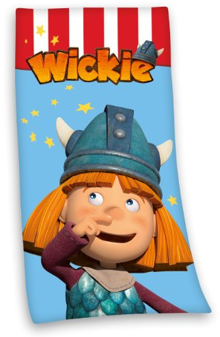 Herding WICKIE 3D Badetuch, 150 x 75 cm, Baumwolle, Mehrfarbig