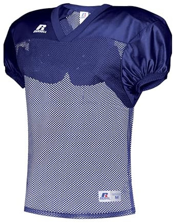 Russell Athletic Mens Stock Practice Jersey – Mesh Top Football Jersey for Men, Ideal for Training and Game Day MQ Royal