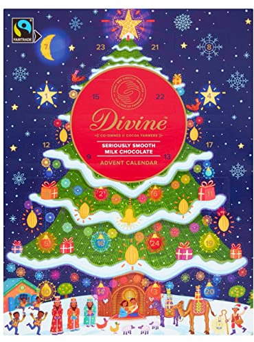 Divine Fairtrade Chocolate Advent Calendar 85g