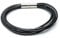 Miniblings Lederarmband Herrenarmband schwarz Leder Armband Magnetverschluss - Modeschmuck Handmade - Damen Mädchen Bettelarmband