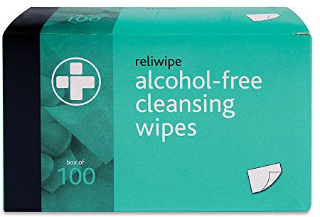 Reliance Medical Alcohol-Free Cleansing Wipes Pack of 100