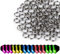 ToBeIT Shaftringe 200 Stücke und Dart Flights 15 Stücke- Federringe Springs Ringe Dart Zubehör Edelstahl Shaft O Ringe für Nylon Dartschäfte Plus 5 Set Darts Shafts in Standard Form.